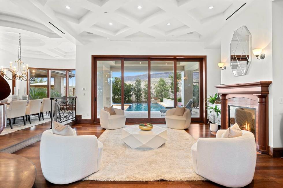 A luxury house in Las Vegas' Summerlin community, seen here, is on the market for $6.5 million. ...