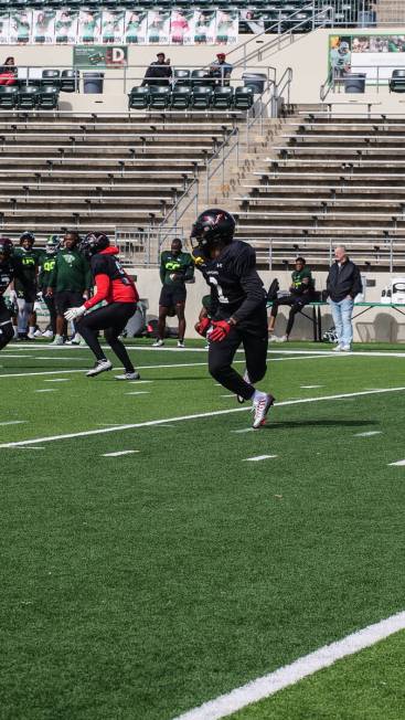 Vegas Vipers defensive back Mister Harriel is shown at practice. Photo courtesy of the Vegas Vi ...