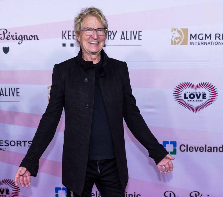 Singer Kevin Cronin the Red Carpet for the Power of Love gala at the MGM Grand Garden Arena on ...