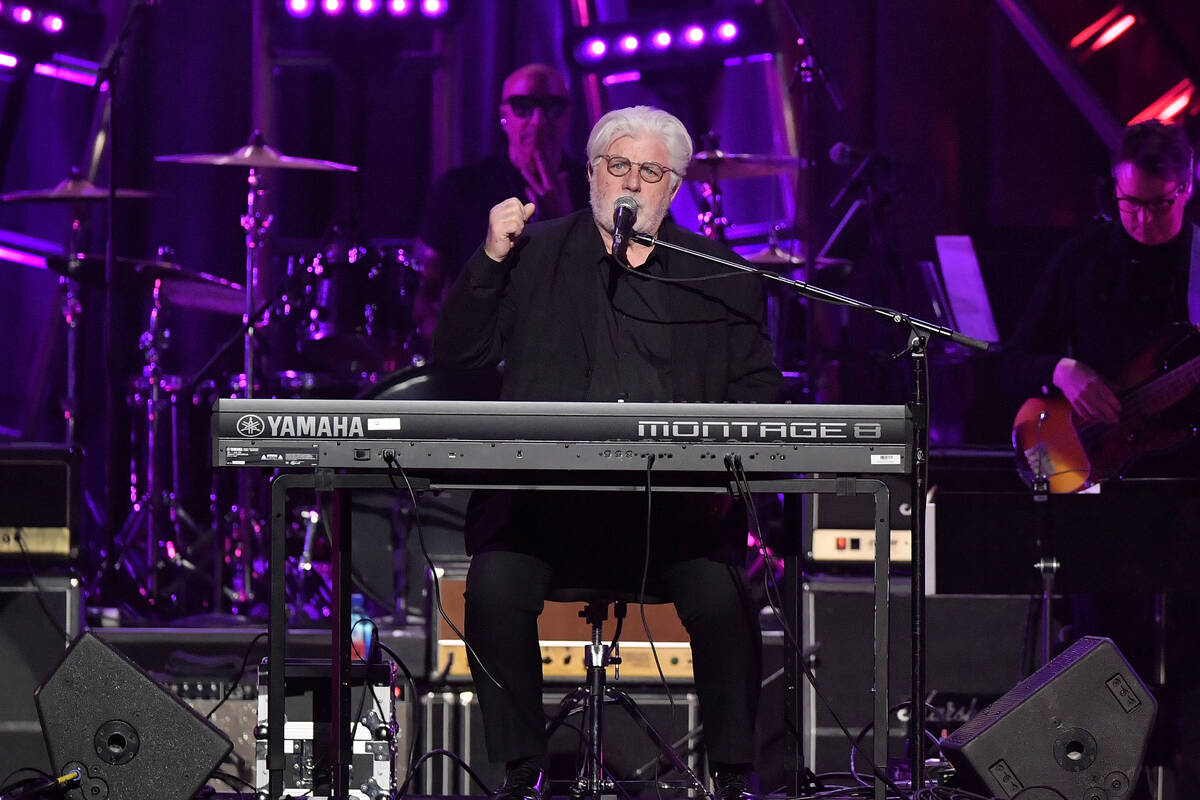 LAS VEGAS, NEVADA - FEBRUARY 18: Michael McDonald performs onstage during Keep Memory Alive Hos ...