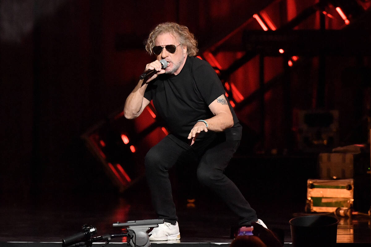 LAS VEGAS, NEVADA - FEBRUARY 18: Sammy Hagar performs onstage during Keep Memory Alive Hosts St ...