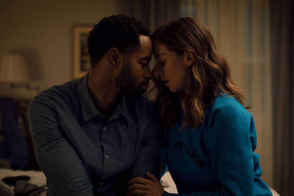 Jay Ellis and Alison Brie in a scene from "Somebody I Used to Know." (Scott Patrick G ...