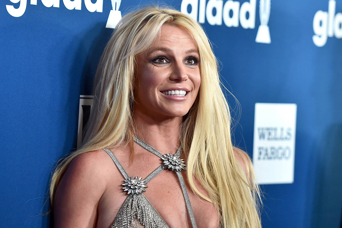 Britney Spears attends the 29th Annual GLAAD Media Awards at the Beverly Hilton Hotel on April ...