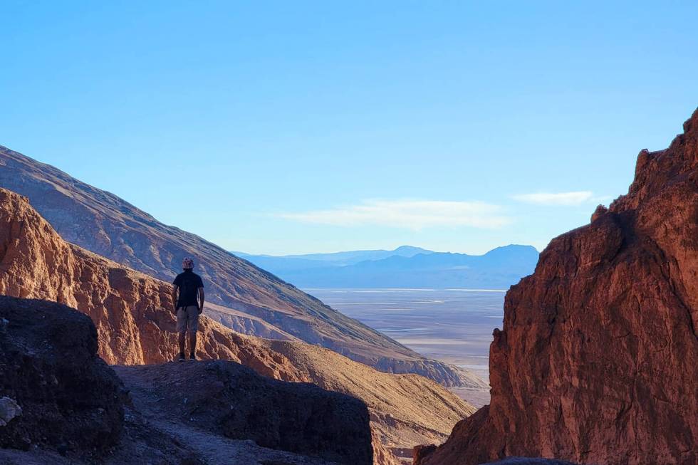 Natural Bridge trail offers sweeping views of Death Valley's salt flats. (Natalie Burt/Special ...