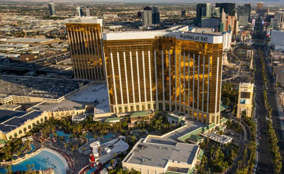 Mandalay Bay on the Strip, seen in 2019. (L.E. Baskow/Las Vegas Review-Journal)