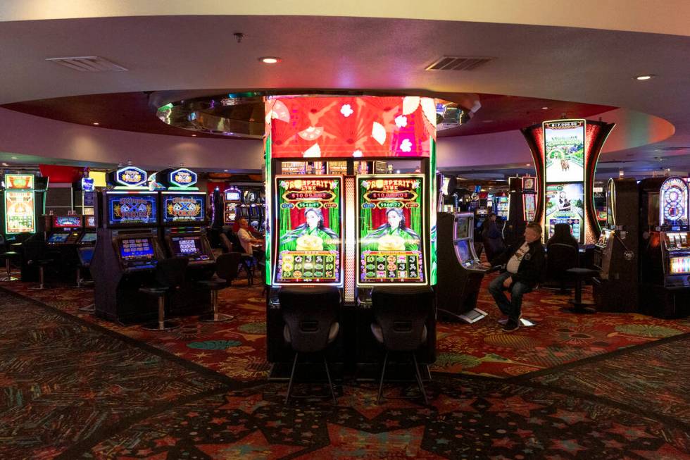 The casino floor at The Plaza on Thursday, March 2, 2023, in Las Vegas. The Plaza is in the pro ...