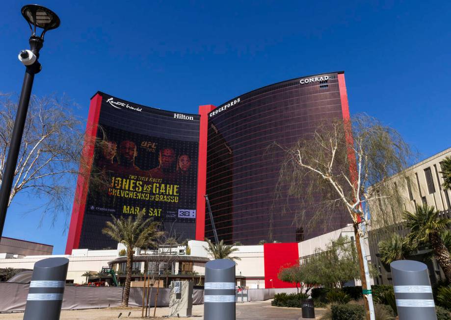 Resorts World is shown, on Friday, March. 3, 2023, in Las Vegas. (Bizuayehu Tesfaye Las Vegas R ...