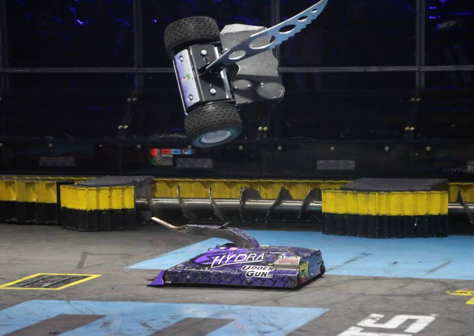 Bots fight to the death, or at least to a clear conclusion, at "BattleBots: Destruct-A-Thon," s ...