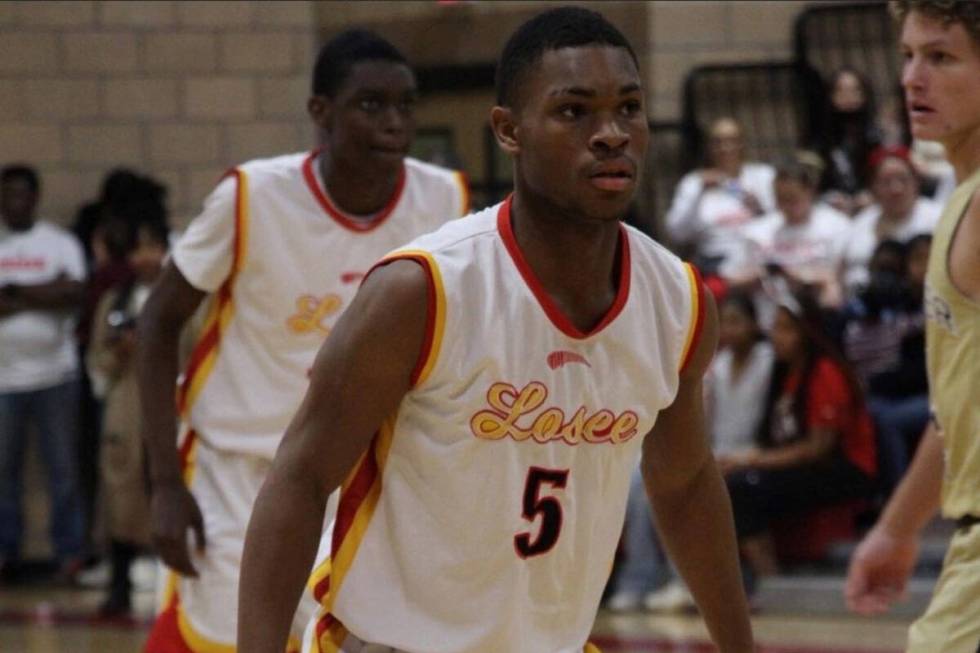 Somerset-Losee sophomore guard Antwan Jones is the Nevada Preps Boys Athlete of the Week. (Phot ...