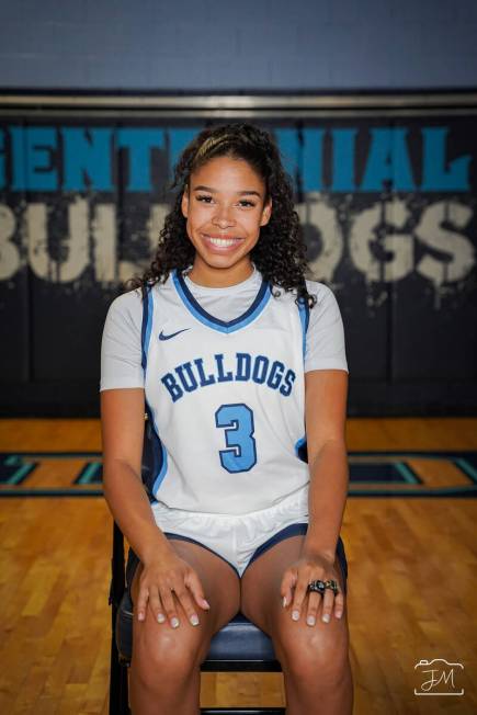 Centennial's Charlece Ohiaeri is a member of the Nevada Preps All-Southern Nevada girls basketb ...