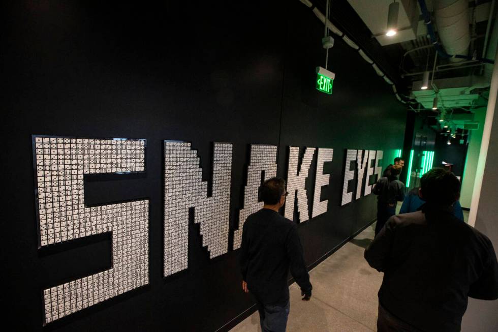 Interior decor is seen during a tour of DraftKings' new offices at UnCommons on Tuesday, March ...
