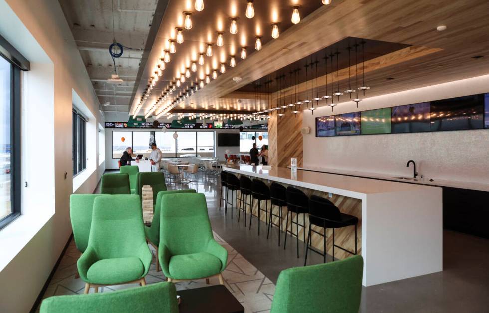 A cafeteria and lounge is seen during a tour of DraftKings' new offices at UnCommons on Tuesday ...