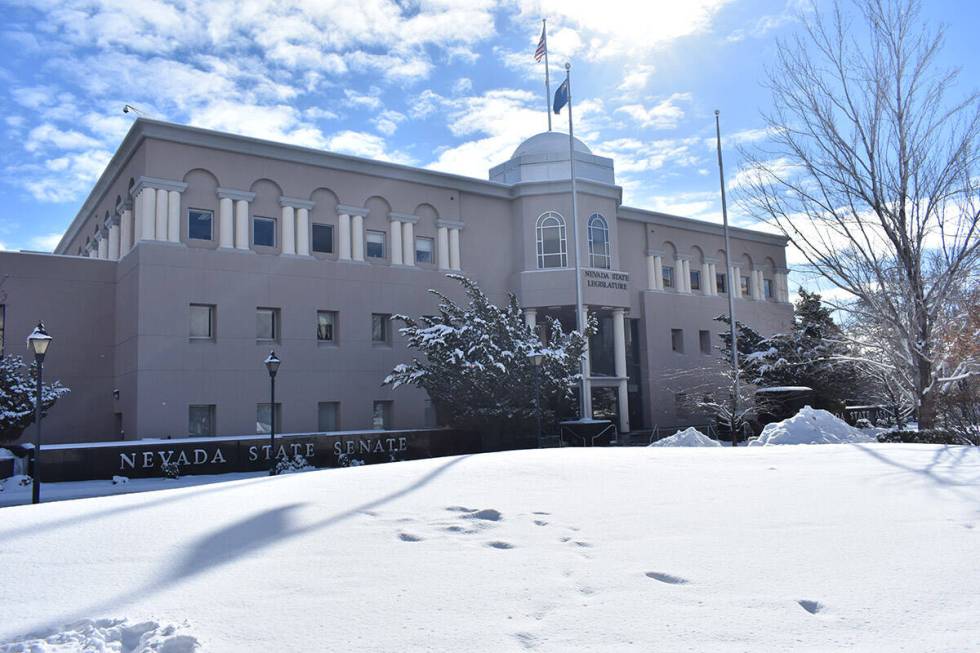 Nevada State Legislature building in Carson City. (File/Las Vegas Review-Journal)