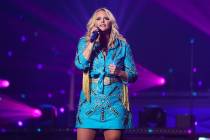 Miranda Lambert performs onstage during the opening night of her residency, "Velvet Rodeo" at t ...