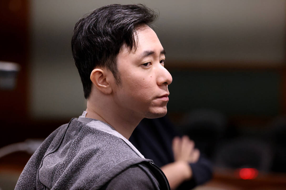 Chan Park stands as the jury leaves the courtroom in his case at the Regional Justice Center in ...