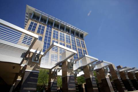 North Las Vegas City Hall is shown. North Las Vegas’ City Council could get two new seats und ...