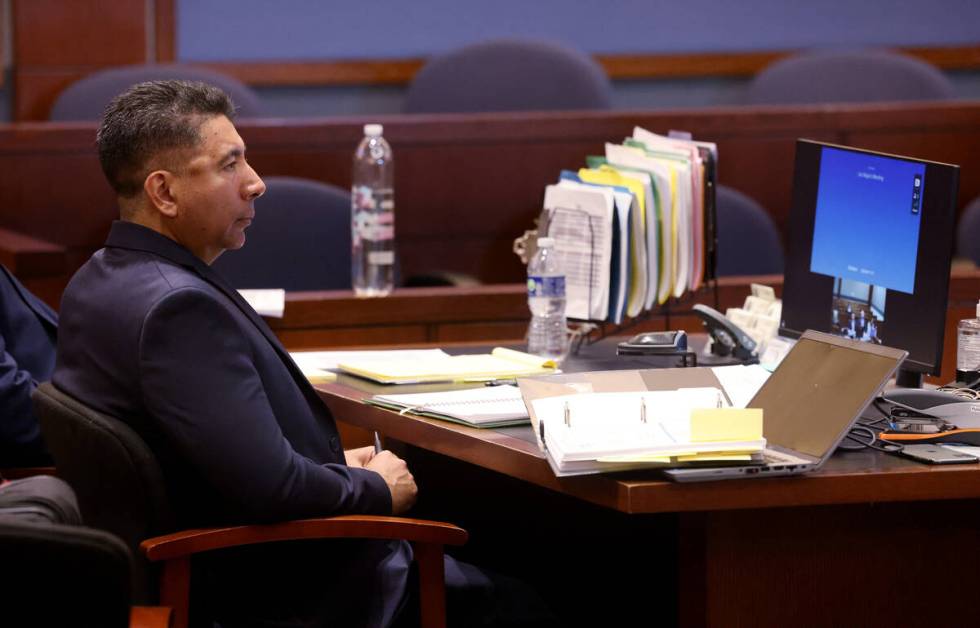 Alpine Motel Apartments former owner Adolfo Orozco during a preliminary hearing at the Regional ...