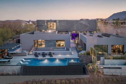 This 8,224-square-foot mansion in The Ridges in Summerlin is expected to be listed in a few day ...