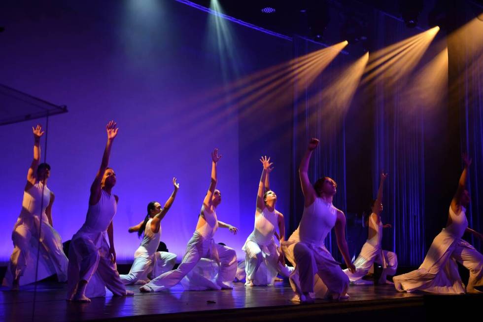 Students from the Academy of Nevada Ballet Theatre's Competition Group perform at the 2023 NBT ...