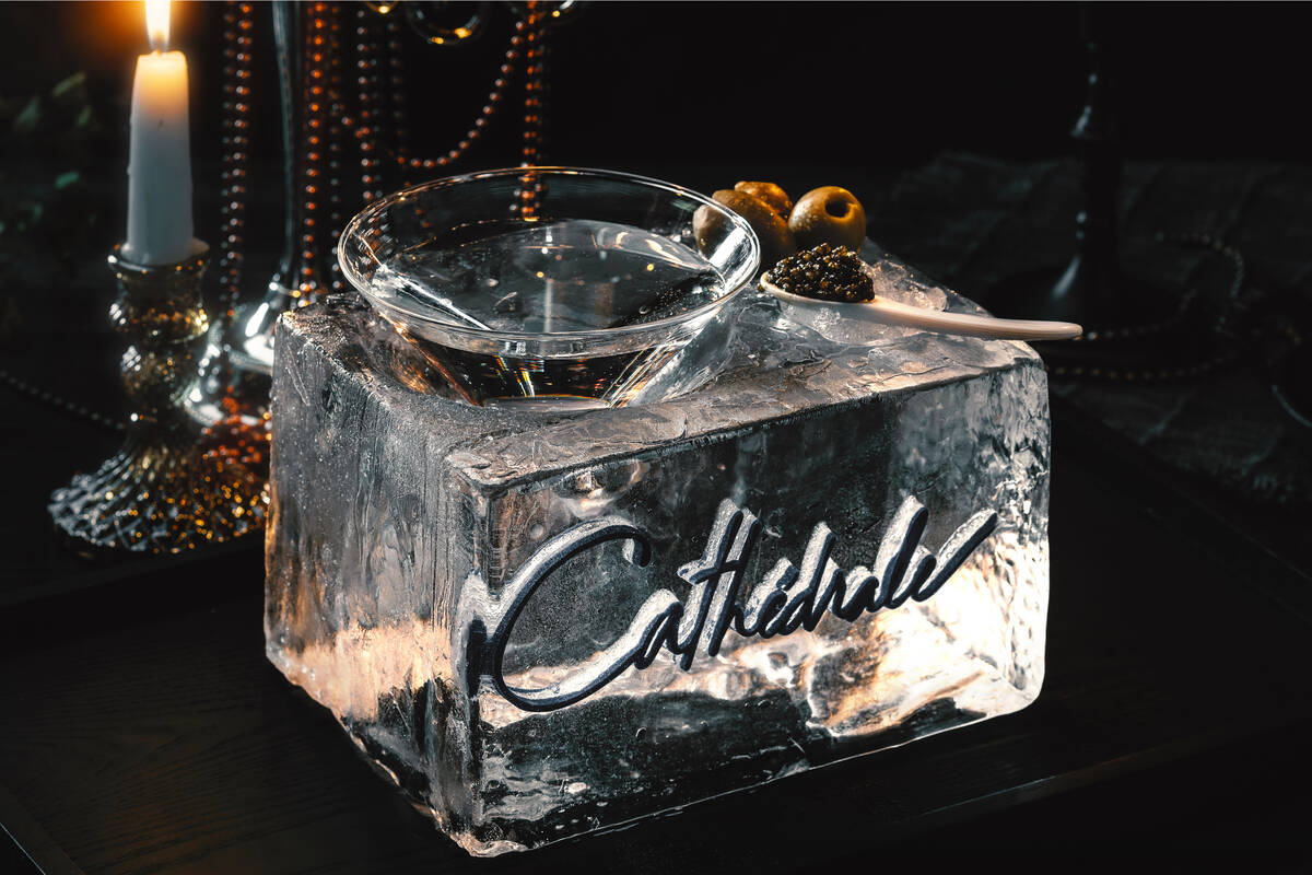 The Quaternary cocktail summons vodka, gin and caviar at the new Cathédrale restaurant ope ...