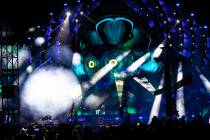 Tiesto performs at Kinetic Field during the second day of the Electric Daisy Carnival at the La ...