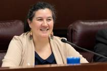 Sen. Rochelle Nguyen, D-Las Vegas, seen during the 82nd Session of the Legislature on Tuesday, ...