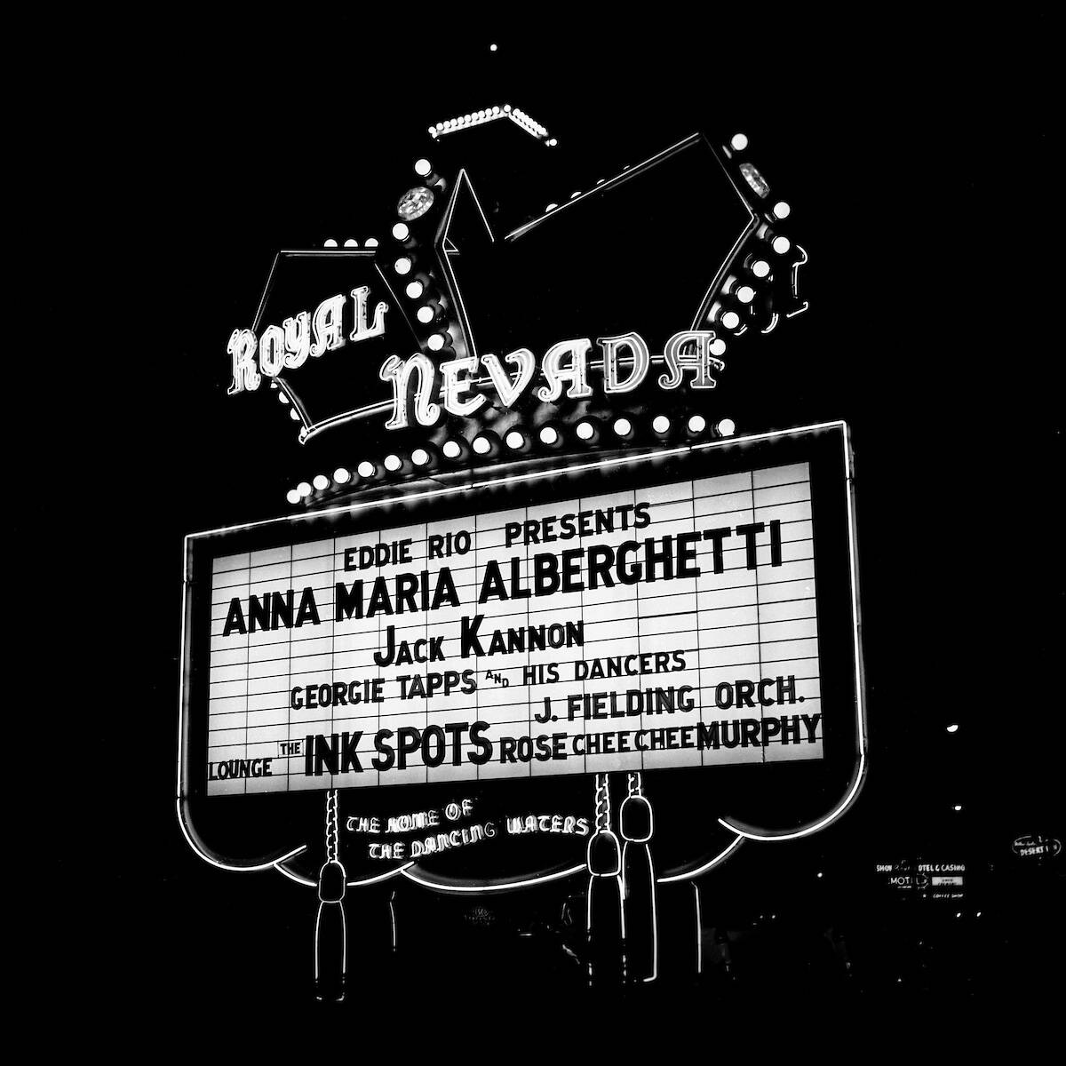 Anna Maria Alberghetti is the featured performer at the Royal Nevada on Dec. 31, 1955. (Las Veg ...