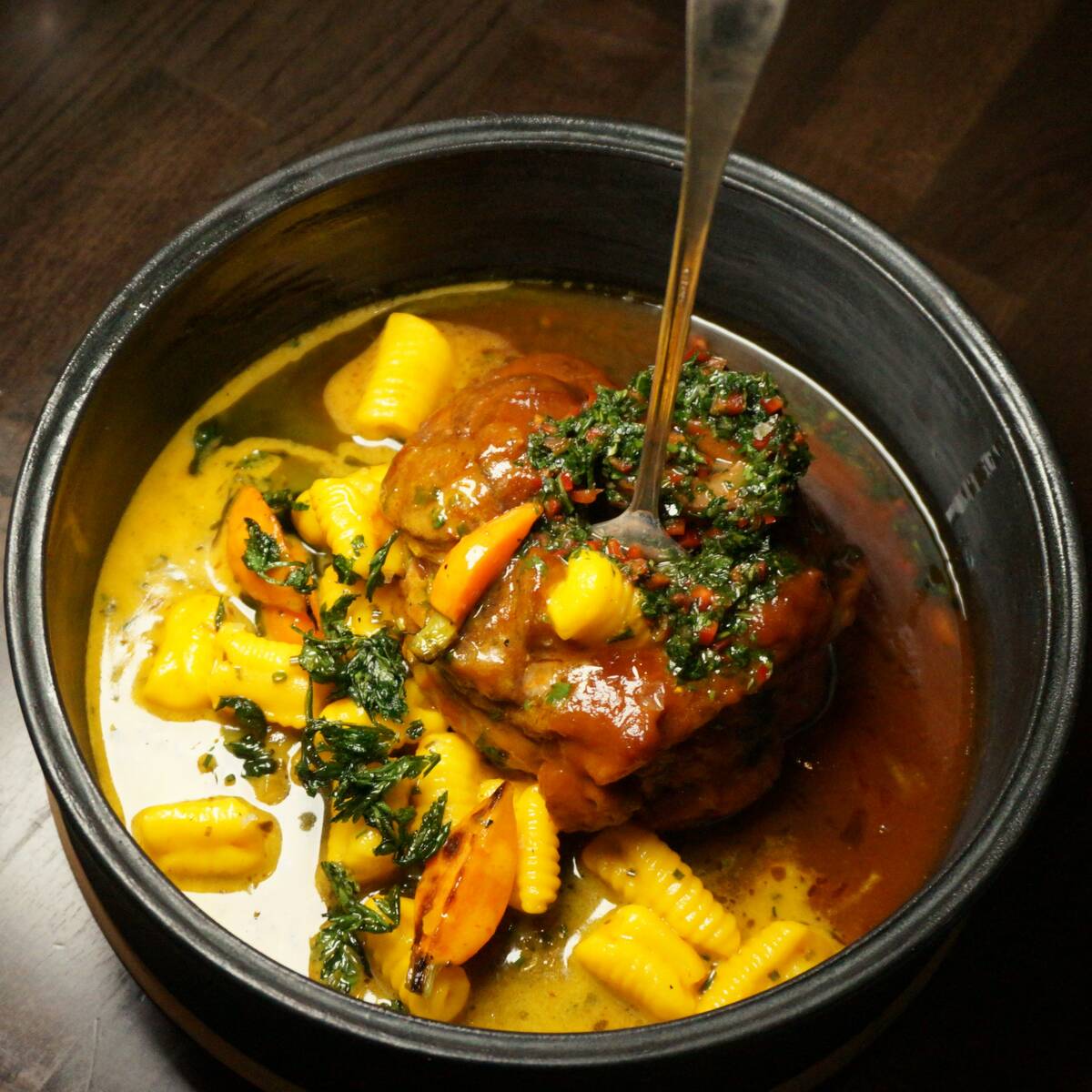 Osso buco from Esther's Kitchen in downtown Las Vegas, named in April 2023 to the Tasting Table ...
