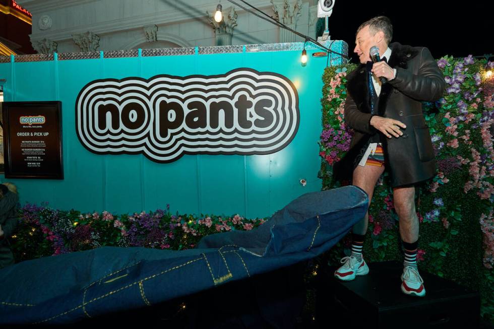 Spiegelworld founder Ross Mollison is shown during the No Pants Party during "Absinthe's" 12th ...