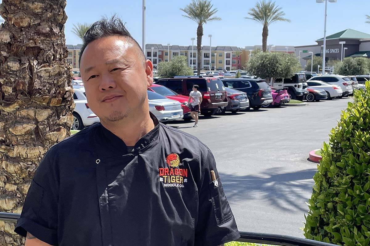 Chef Jet Tila helped the Dragon Tiger Noodle Co. open its fourth location in the Las Vegas Vall ...