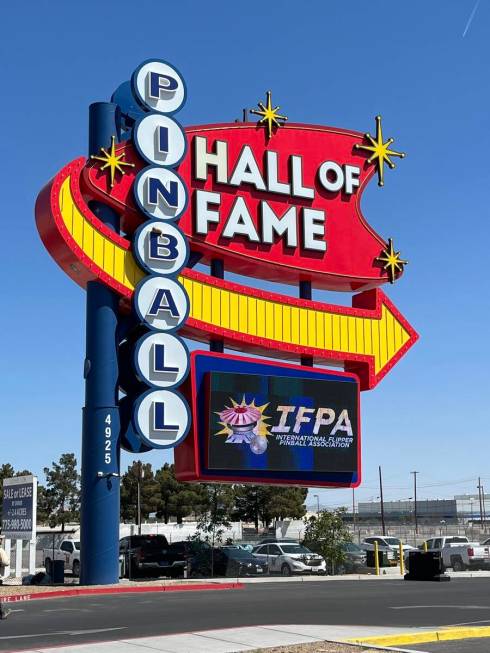 The Pinball Hall of Fame at 4925 Las Vegas Blvd. South. (Justin Razavi/Las Vegas Review-Journal)