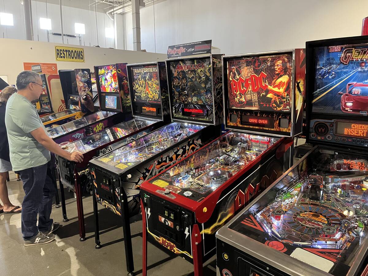 The Pinball Hall of Fame at 4925 Las Vegas Blvd. South. (Justin Razavi/Las Vegas Review-Journal)