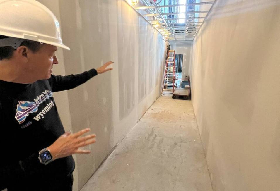 Spiegelworld founder Ross Mollison is shown inside the new Warner Theatre at Caesars Atlantic C ...