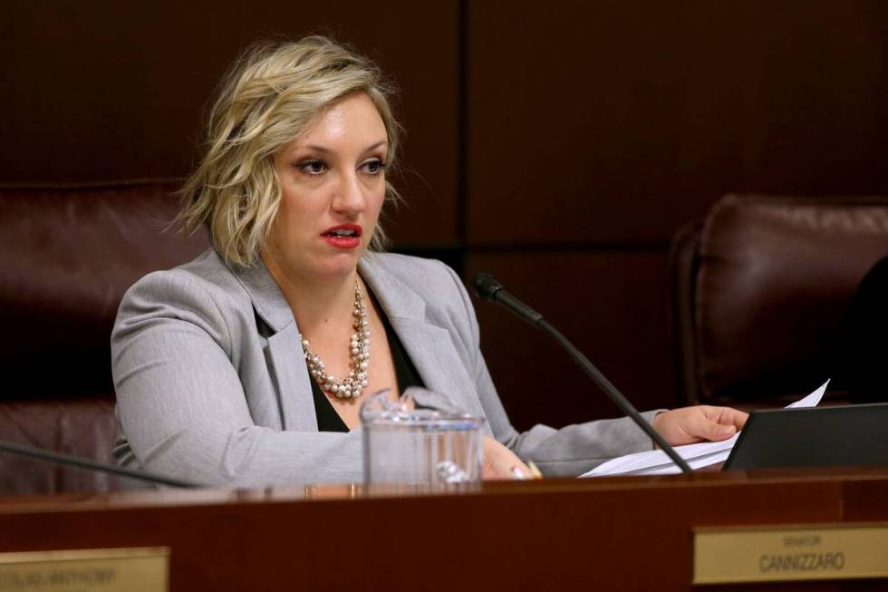 Senate Majority Leader Nicole Cannizzaro, seen in 2019. (K.M. Cannon/Las Vegas Review-Journal)