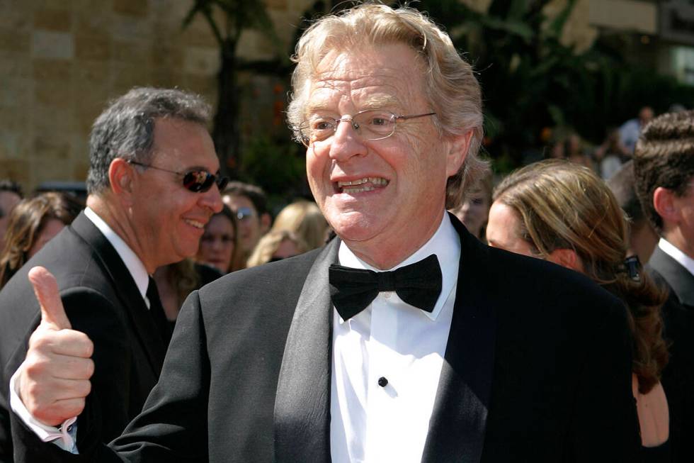 Television personality Jerry Springer arrives at the 34th Annual Daytime Emmy Awards in Los Ang ...