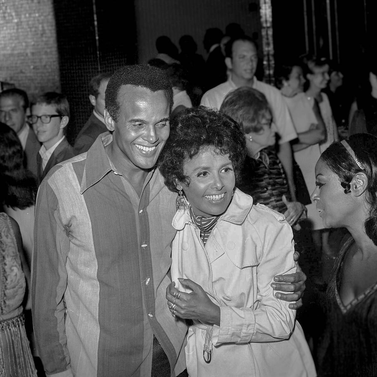 Harry Belafonte and Lena Horne attend a party in Las Vegas on Aug. 28, 1969. (Las Vegas News Bu ...