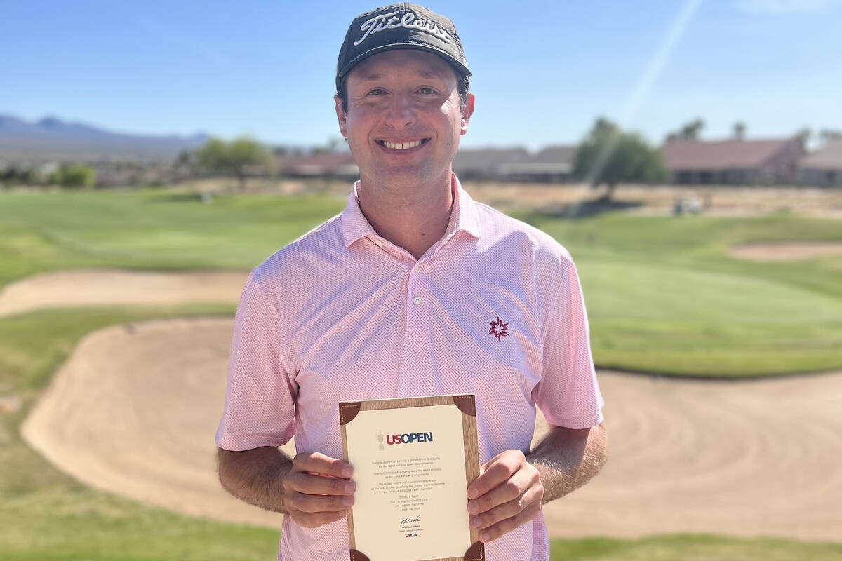 Las Vegas resident Max Marsico made it through local qualifying for the 2023 U.S. Open at Casab ...