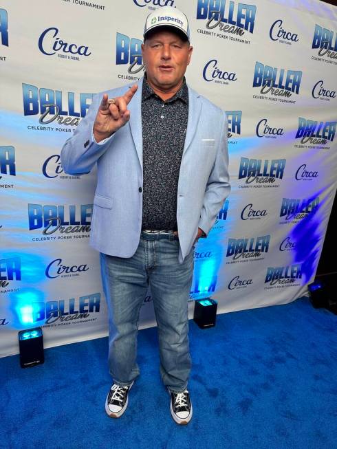 Ex-big league star Roger Clemens is shown on the blue carpet at the Baller Dream Celebrity Poke ...