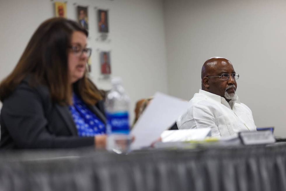 Dr. George Chambers, a local OB-GYN, at a hearing regarding a sexual misconduct complaint again ...