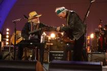 Willie Nelson and special guest Keith Richards celebrate Willie's 90th birthday at the Hollywoo ...