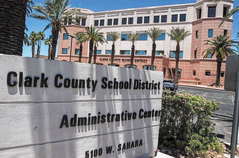 Clark County School District administration building (Las Vegas Review-Journal)