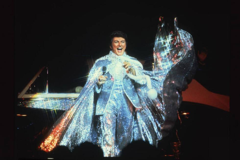 Liberace performing. (File/Las Vegas Review-Journal)