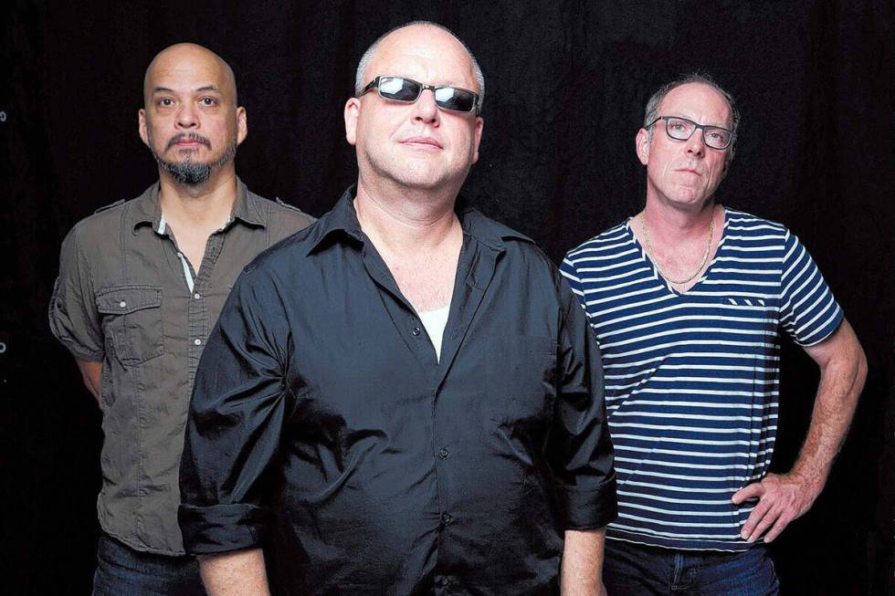 The Pixies: From left, Joey Santiago, Black Francis and David Lovering. (Courtesy of Michael Ha ...