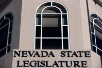 The Nevada Legislature building during the 82nd Session of the Legislature on Wednesday, Feb. 8 ...