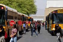 Eldorado High School students are seen in April 2022. (K.M. Cannon/Las Vegas Review-Journal)
