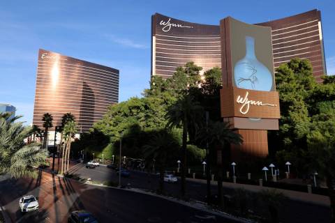 Wynn Las Vegas on the Strip Monday, Oct. 31, 2022. Tilman Fertitta has acquired 6.9 million sha ...