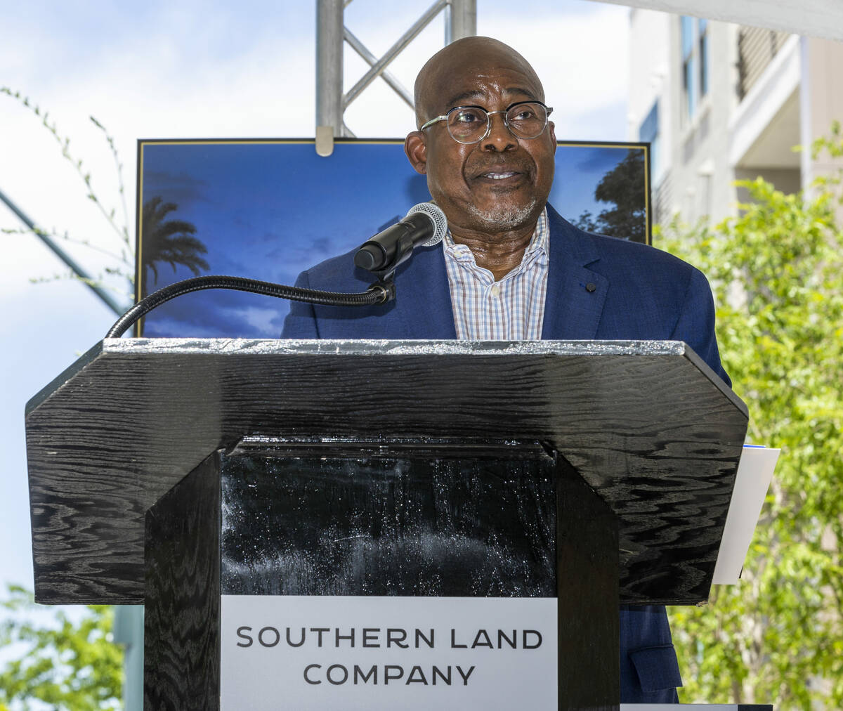 Southern Land Company hosts a ceremonial groundbreaking for two luxury apartment buildings to b ...