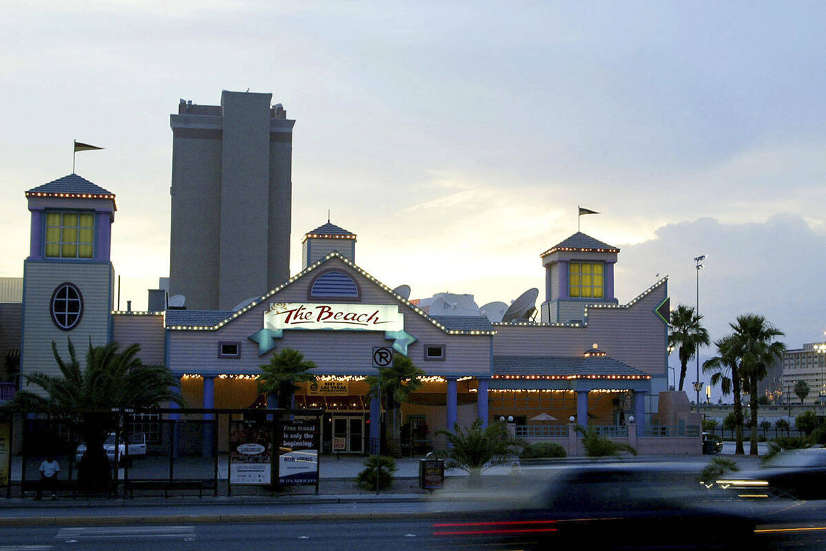 Cars pass The Beach Las Vegas, located at 365 Convention Center Dr. Monday, July 17, 2006. The ...