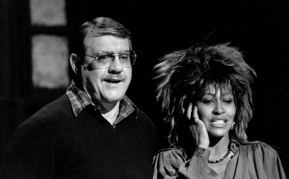 Tina Turner rehearses for an appearance as musical guest on the NBC TV show Saturday Night Life ...