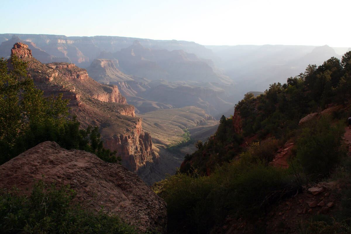The Bright Angel Trail at Grand Canyon National Park. (Las Vegas Review-Journal)